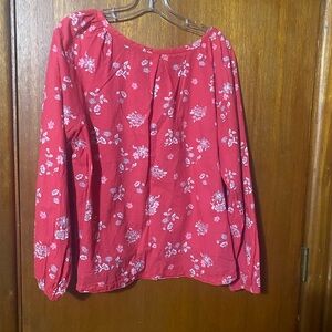 Universal Thread Scarlet Floral Top